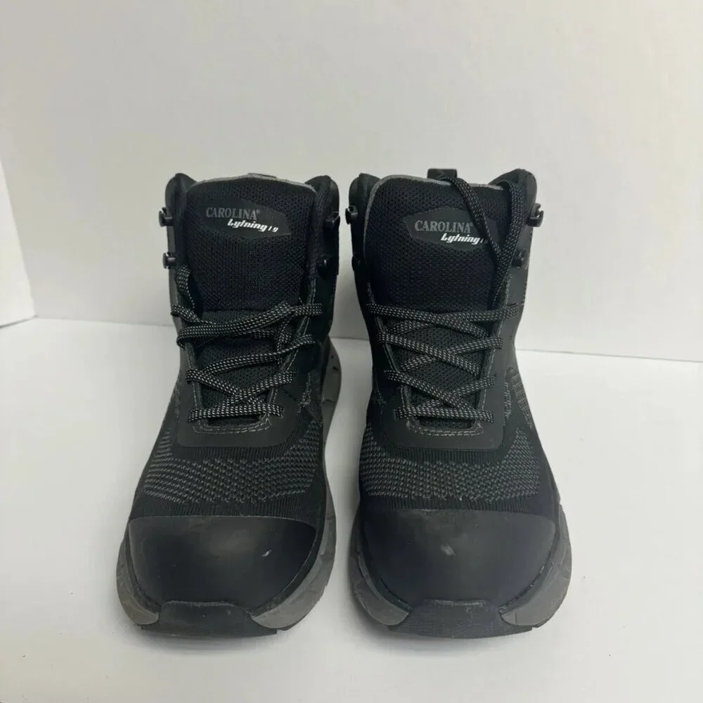 Carolina Mens Comp Toe Work Boot Black Size 10 M